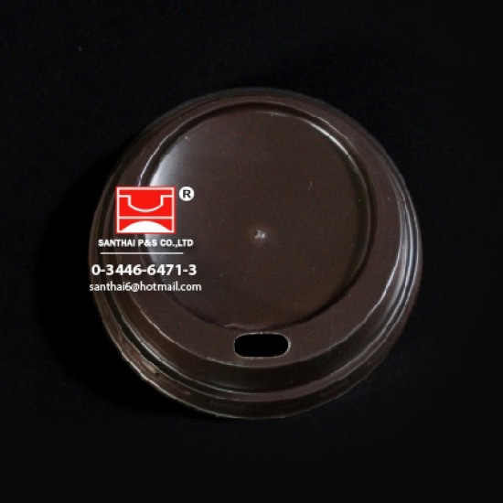 รับผลิตฝาแก้วกาแฟสีน้ำตาล